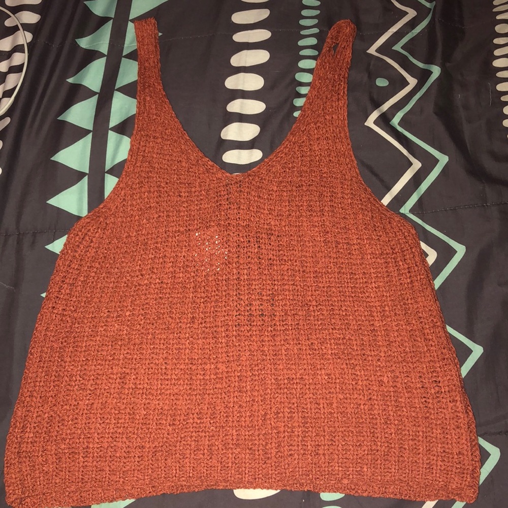 Burnt orange shirt